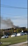 Lead lokie on UP OCS passenger train catches fire on Choctaw Sub