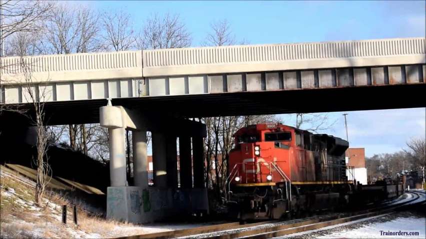 CN 8908 & Mid-Train DPU CN 8958 West, Sunday, January 9, 2022.