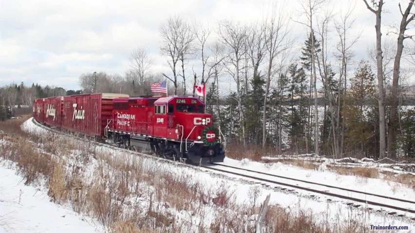 The CP Holiday Train Visits Maine for the First Time