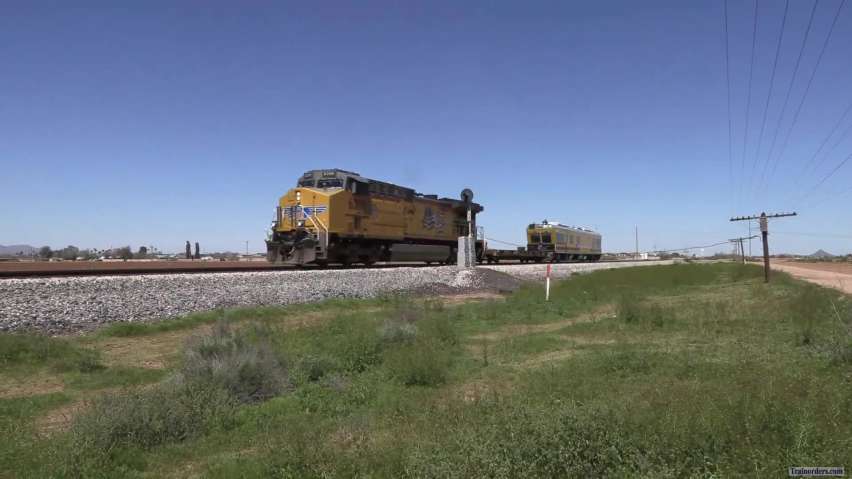 UP Track Geometry Train on Phoenix & Gila Subs