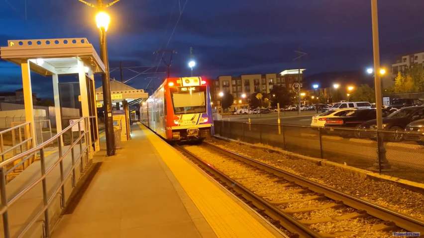 An evening of TRAX, Frontrunner, and UP MOW around Salt Lake City