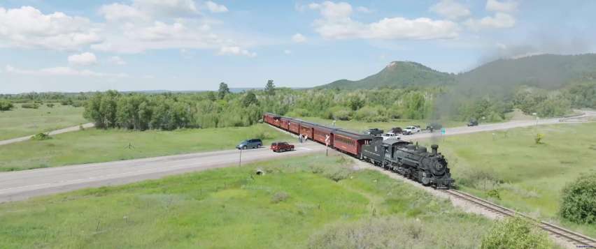 C&TSR - Eastbound Train 216 Heads For The Cumbres Pass