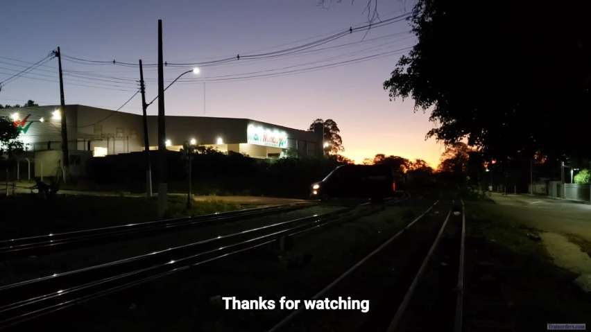Railfaning in the evening (Brazil)