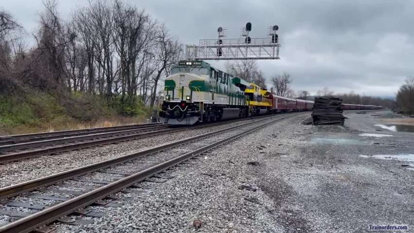 NS OCS 955 with Southern and Virginian Heritage Engines
