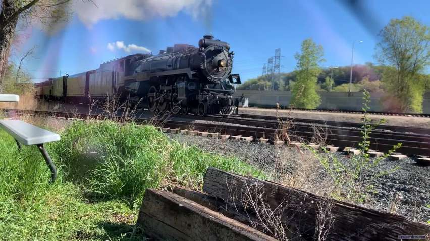 CP 2816 steam through Newport