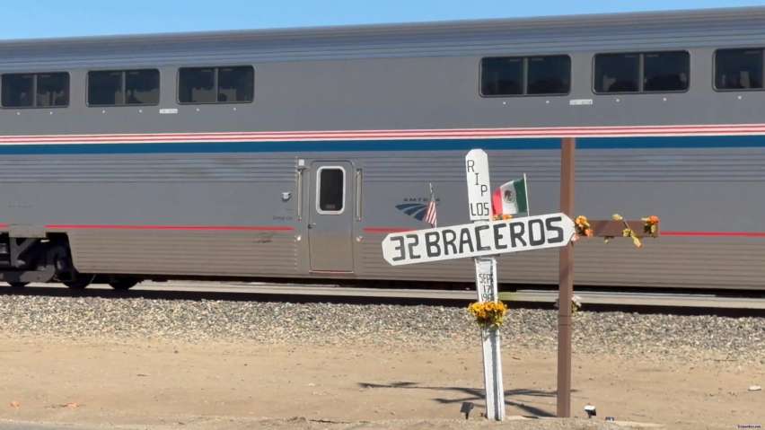 Amtrak At The Site Of The Deadliest Grade Crossing Collision