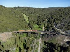 Skyline Trestle, Montana Rail Link